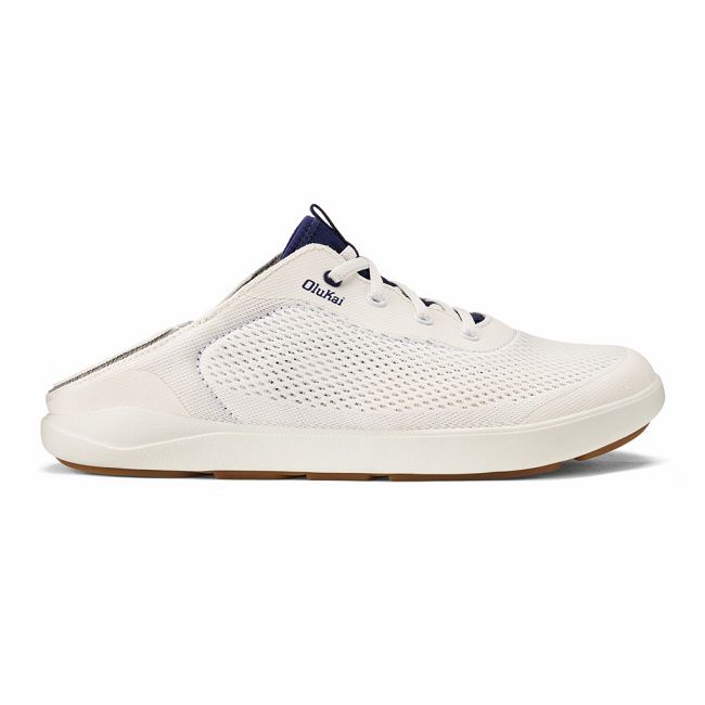 Zapatos Olukai Moku Pae - Zapatillas Hombre Blancos 20631-207